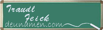 Traudl Feick Visitenkarte